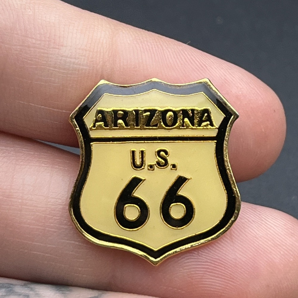 U.S. Route 66 Sign State Of Arizona USA Lapel Hat Pin‎